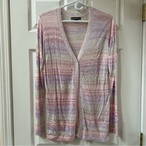 Metric Pastel Lightweight Cardigan Size Large